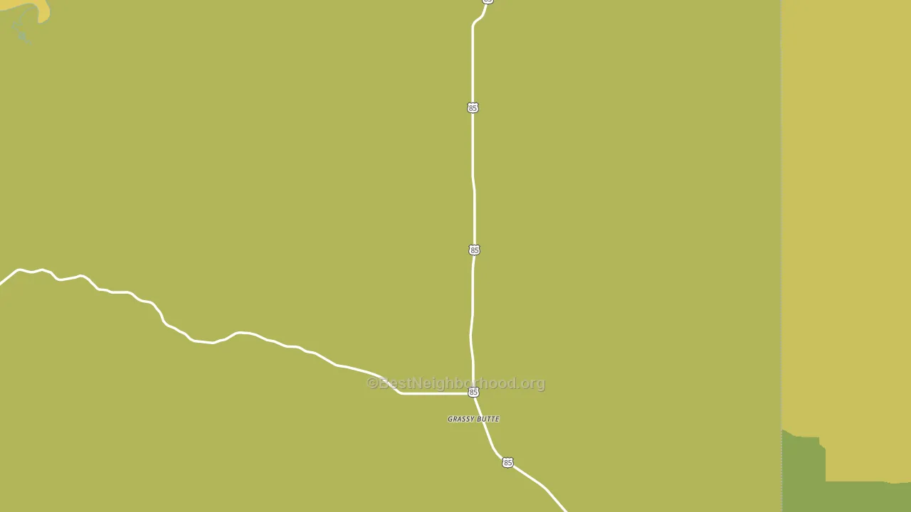Grassy Butte, ND block-group voter-turnout map