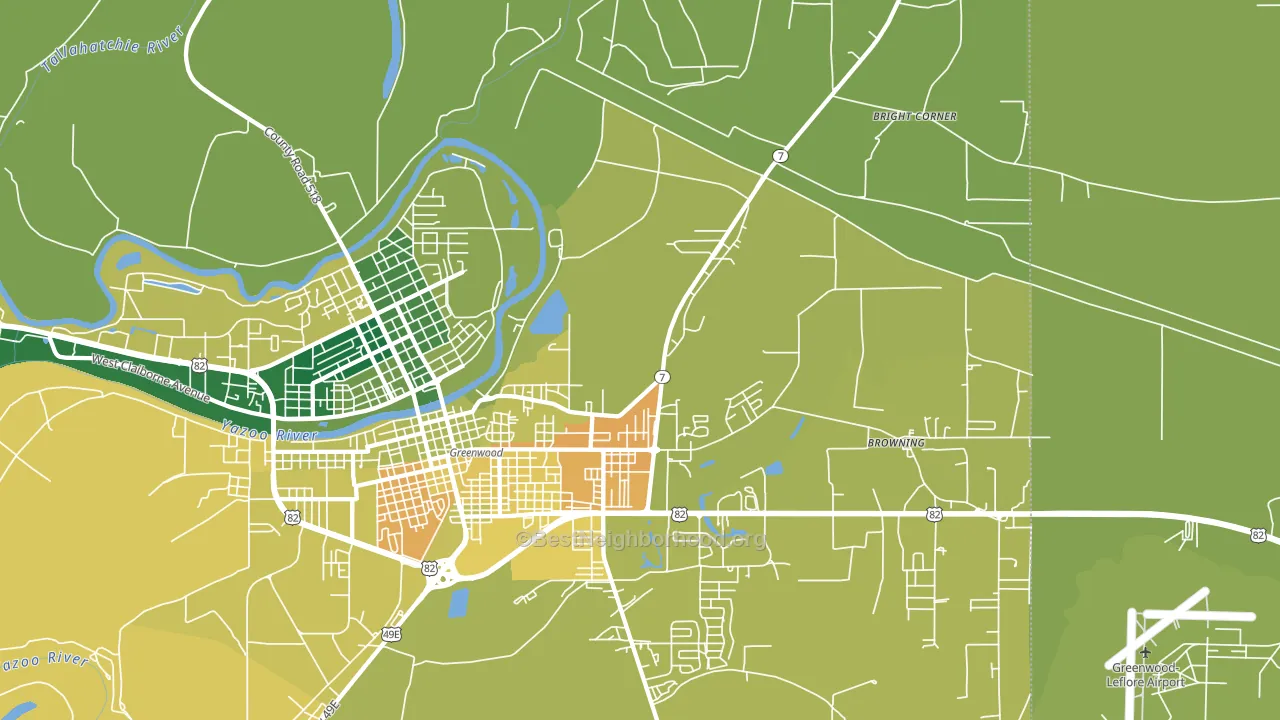 Gravel Hill, MS block-group voter-turnout map