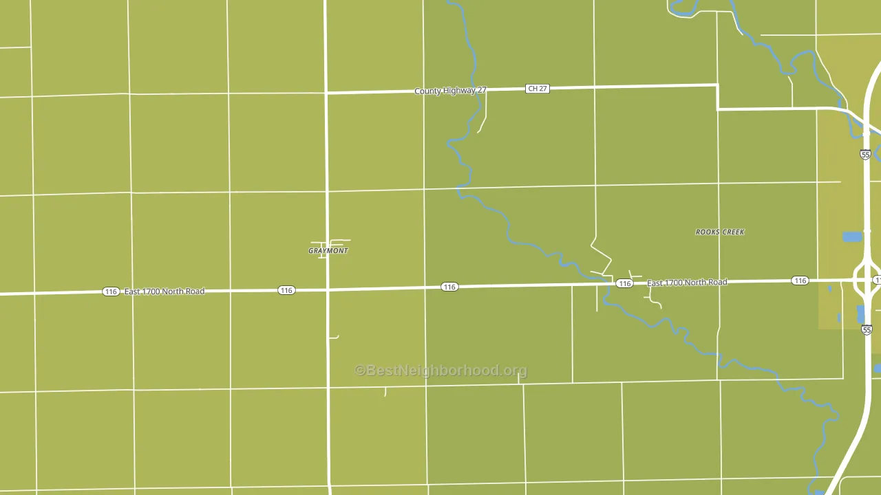 Graymont, IL block-group voter-turnout map