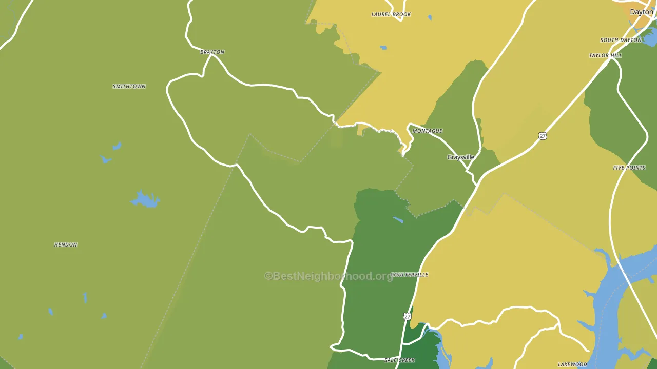 Graysville, TN block-group voter-turnout map