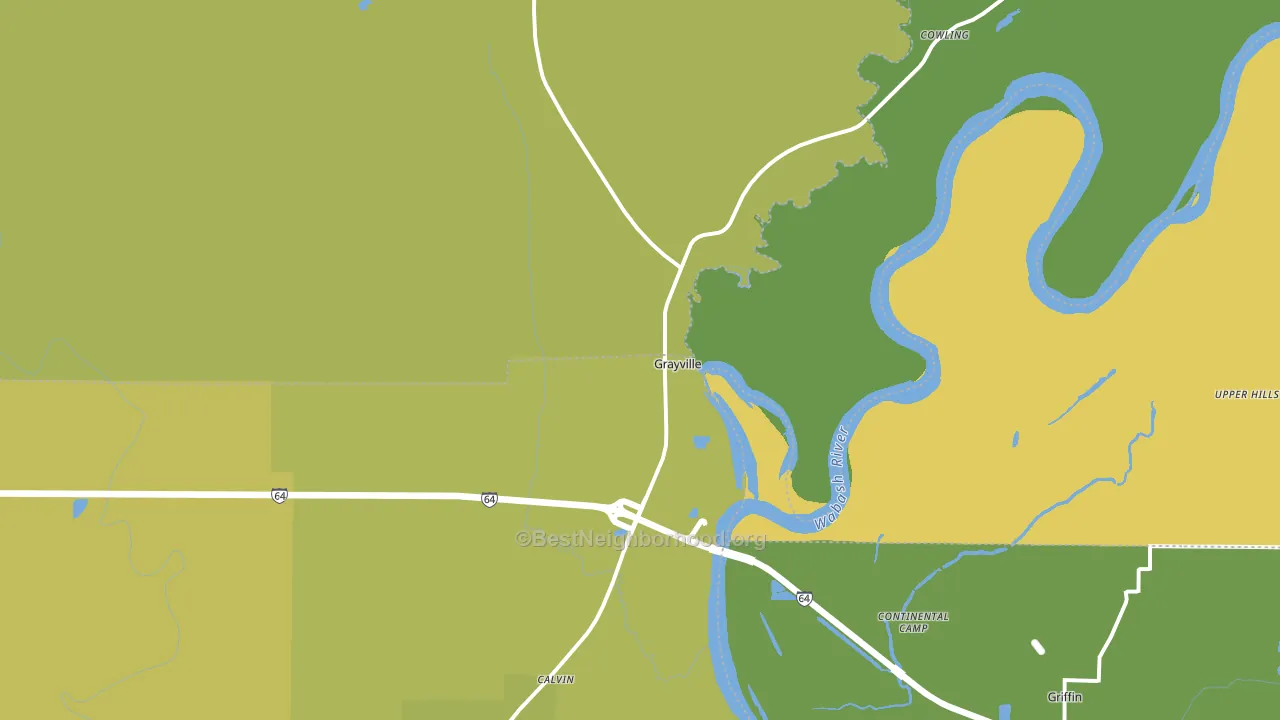 Grayville, IL block-group voter-turnout map