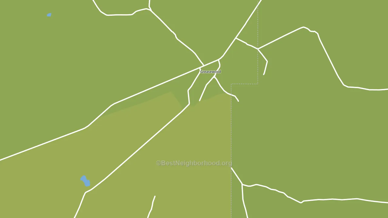 Greasewood, AZ block-group voter-turnout map