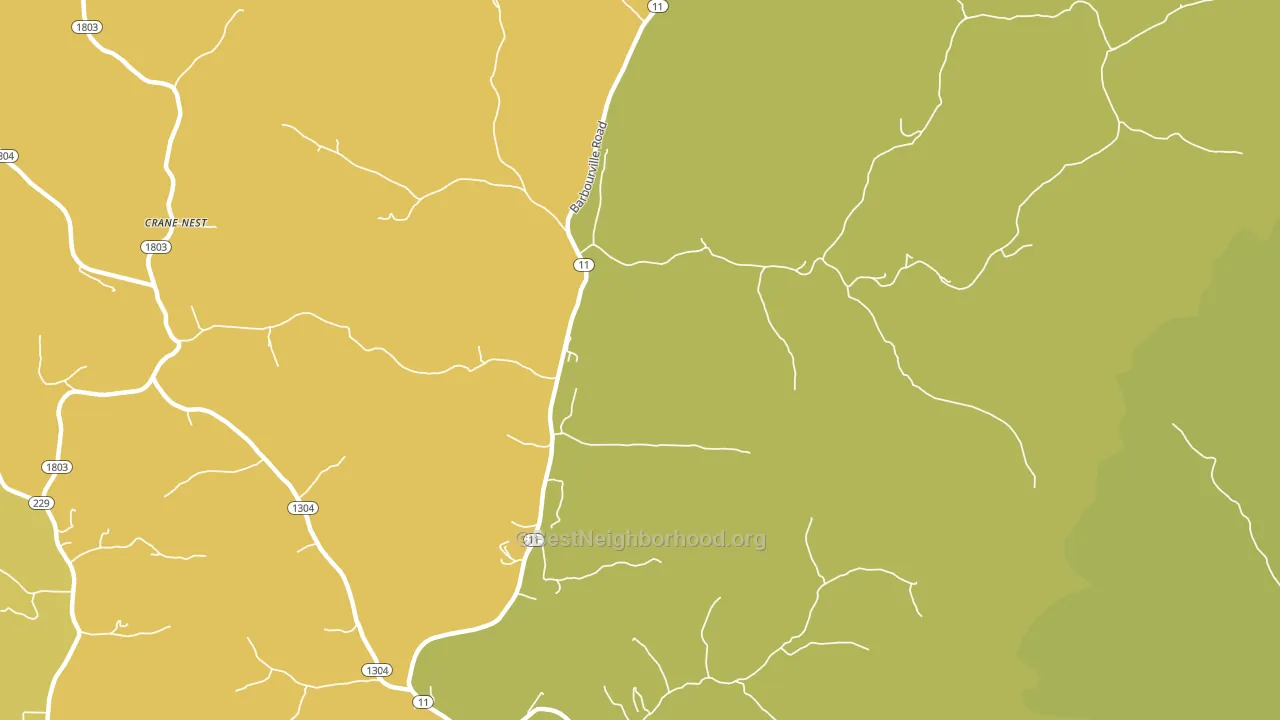 Green Road, KY block-group voter-turnout map