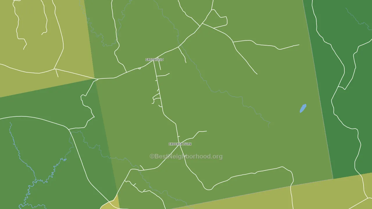 Greenfield, ME block-group voter-turnout map