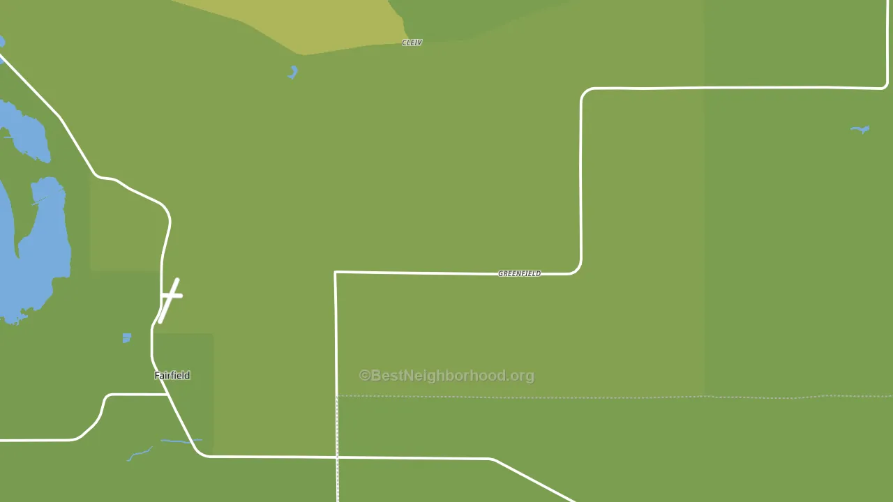 Greenfield, MT block-group voter-turnout map