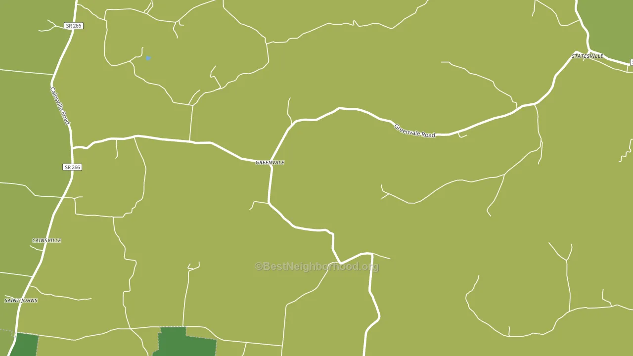 Greenvale, TN block-group voter-turnout map