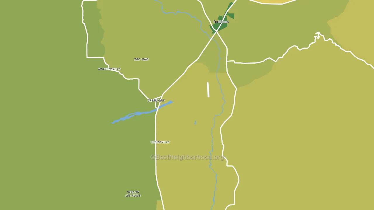 Greenview, CA block-group voter-turnout map