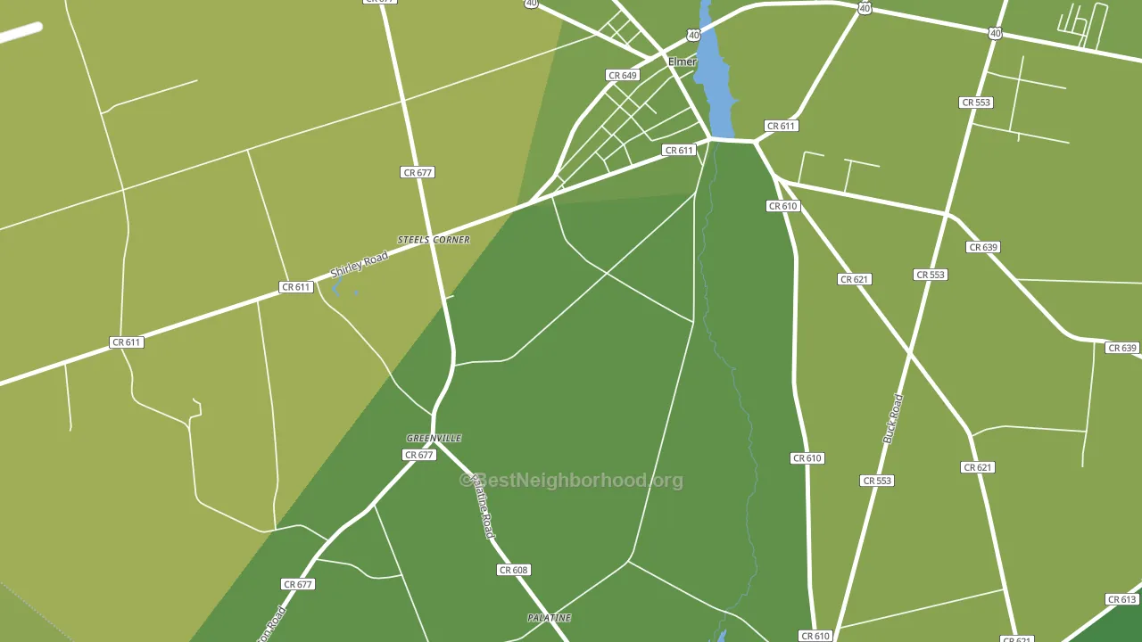 Greenville, NJ block-group voter-turnout map