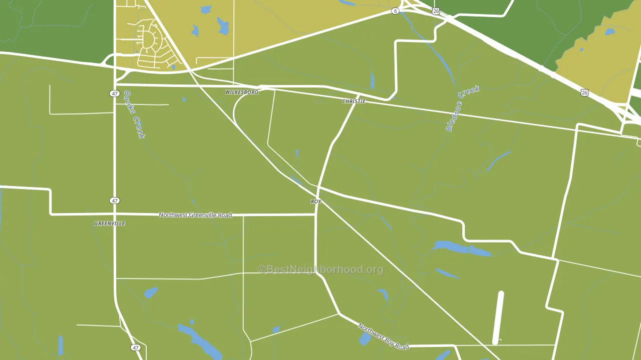 Greenville, OR block-group voter-turnout map