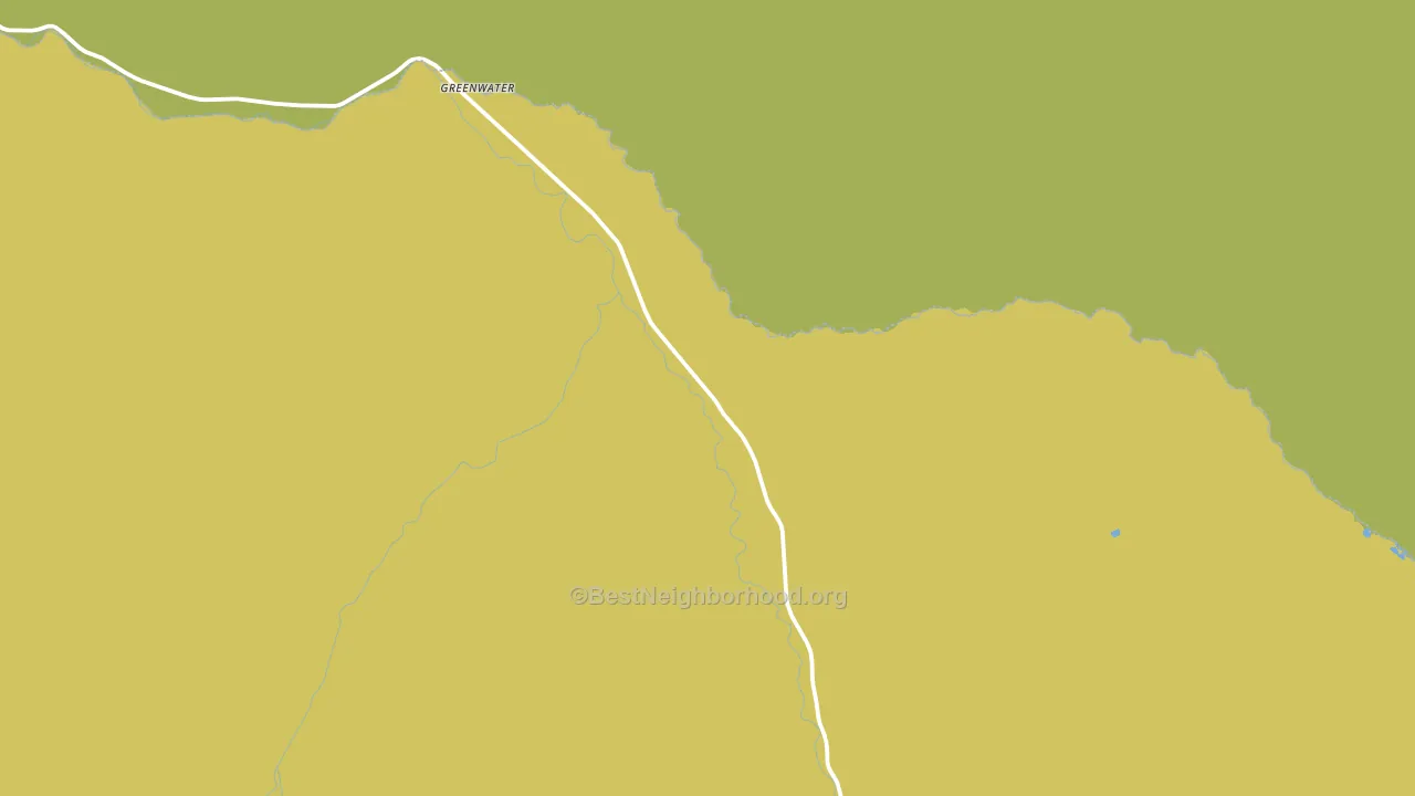 Greenwater, WA block-group voter-turnout map