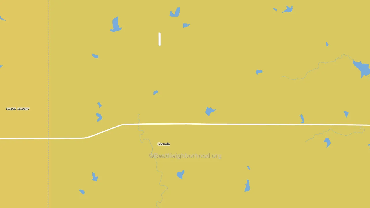 Grenola, KS block-group voter-turnout map