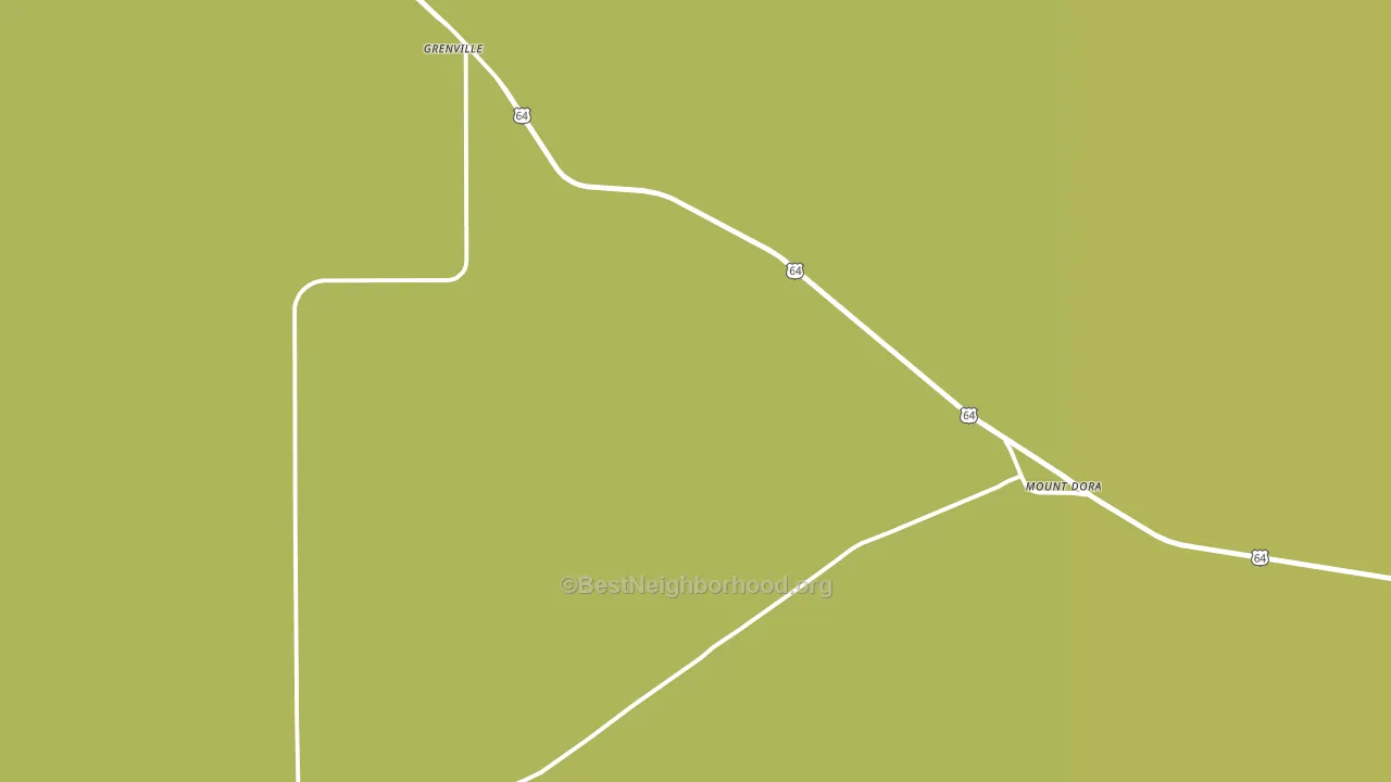 Grenville, NM block-group voter-turnout map