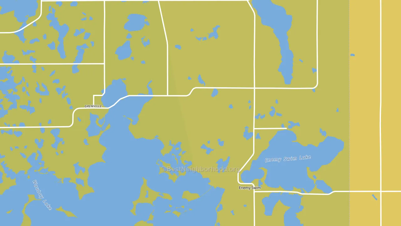 Grenville, SD block-group voter-turnout map