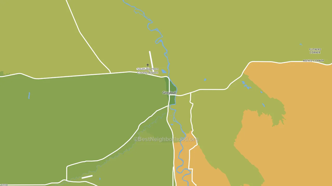 Greybull, WY block-group voter-turnout map