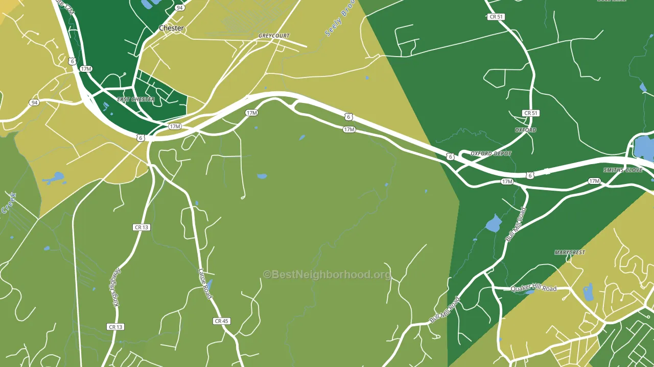 Greycourt, NY block-group voter-turnout map