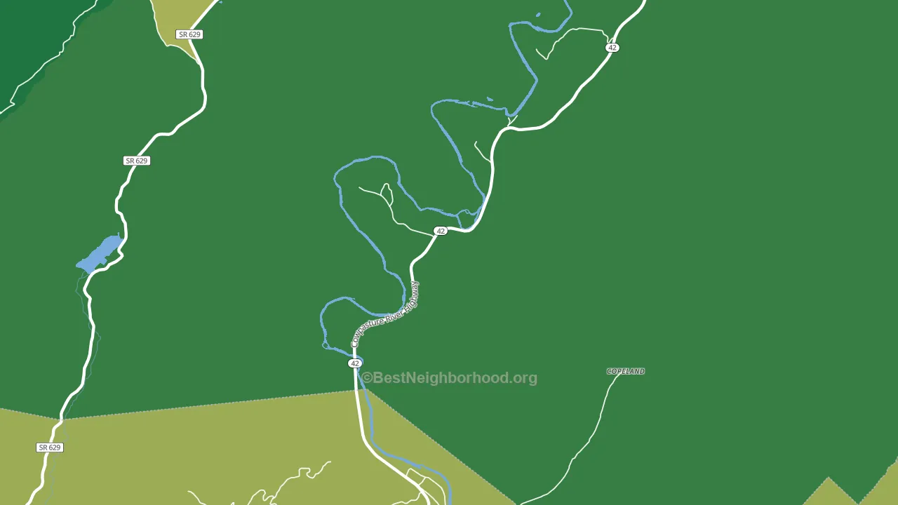 Griffith, VA block-group voter-turnout map