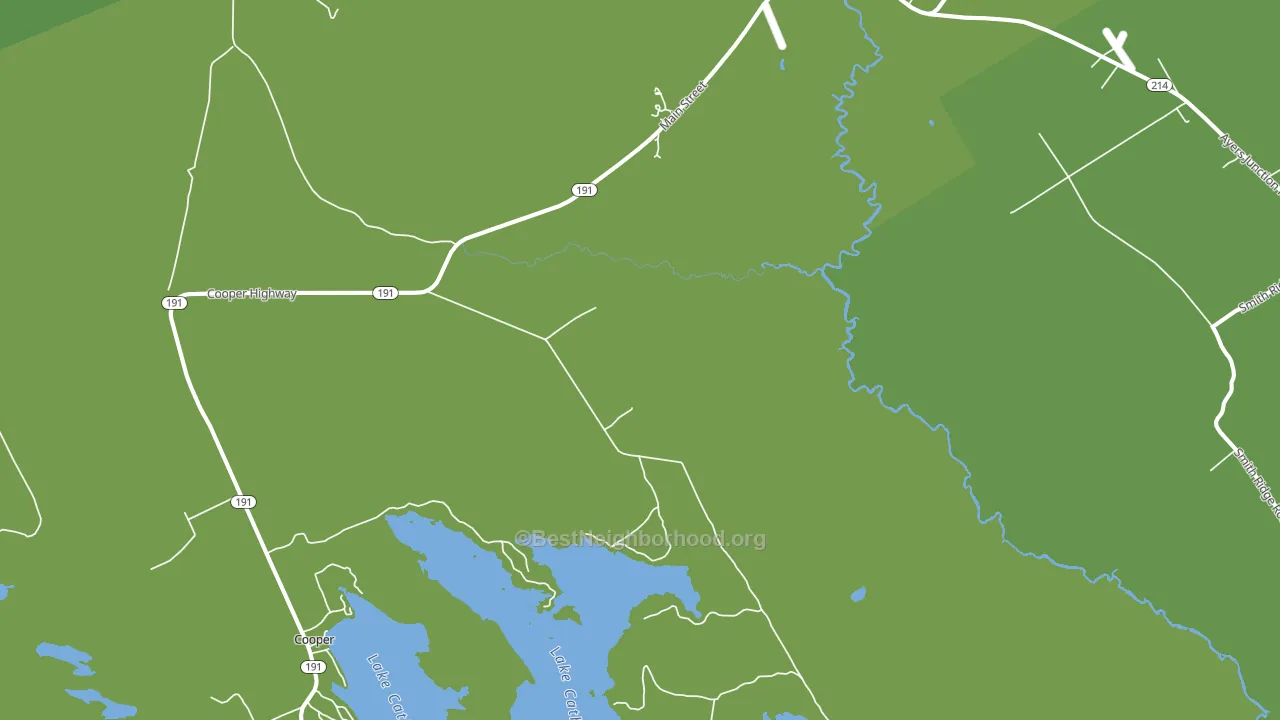 Grove, ME block-group voter-turnout map