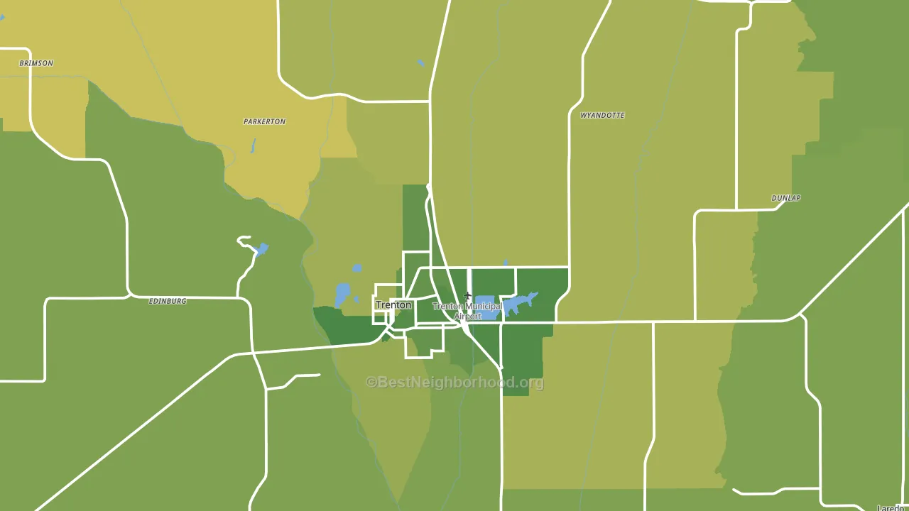Grundy County, MO block-group voter-turnout map