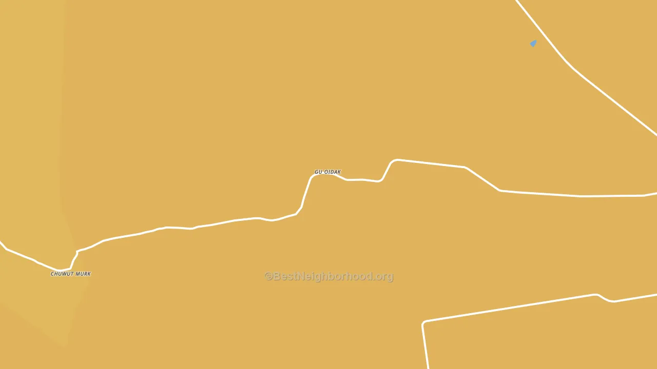 Gu Oidak, AZ block-group voter-turnout map
