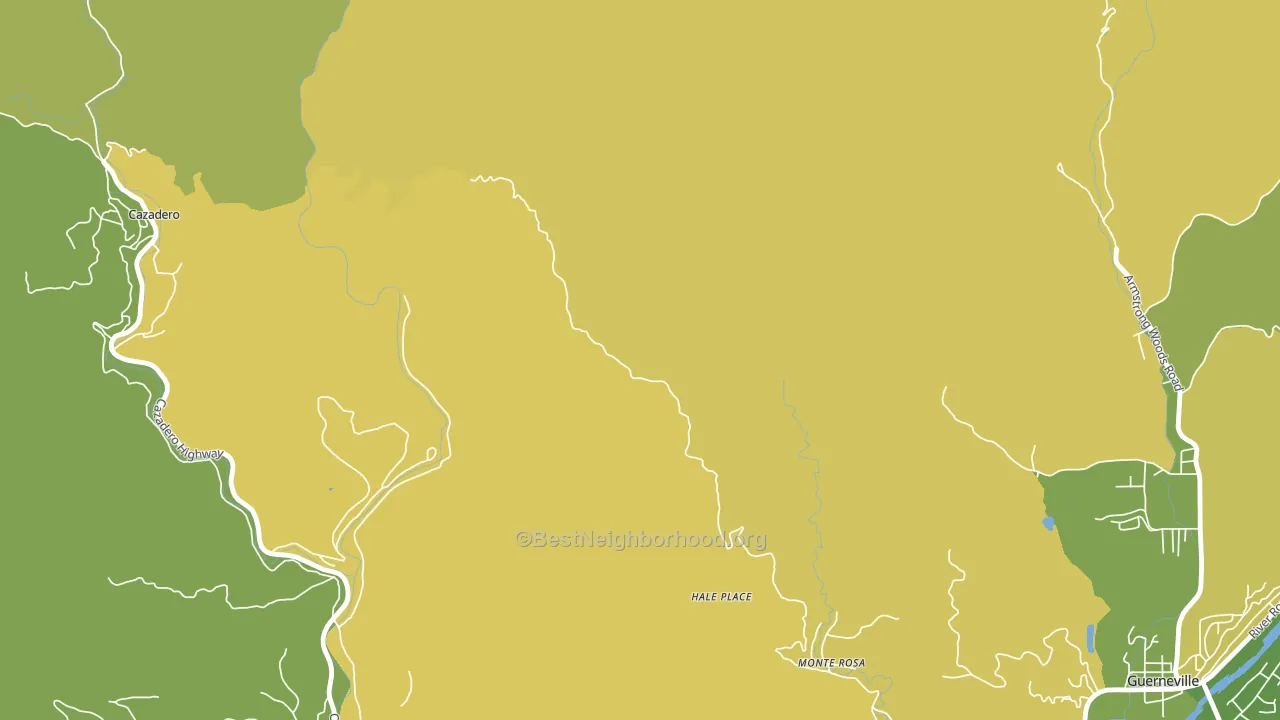 Guernewood Park, CA block-group voter-turnout map