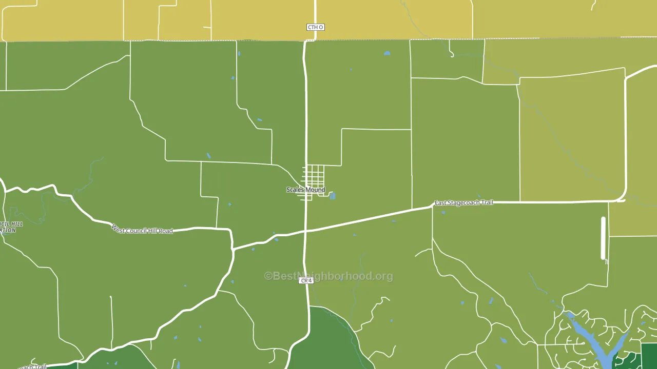 Guilford, IL block-group voter-turnout map