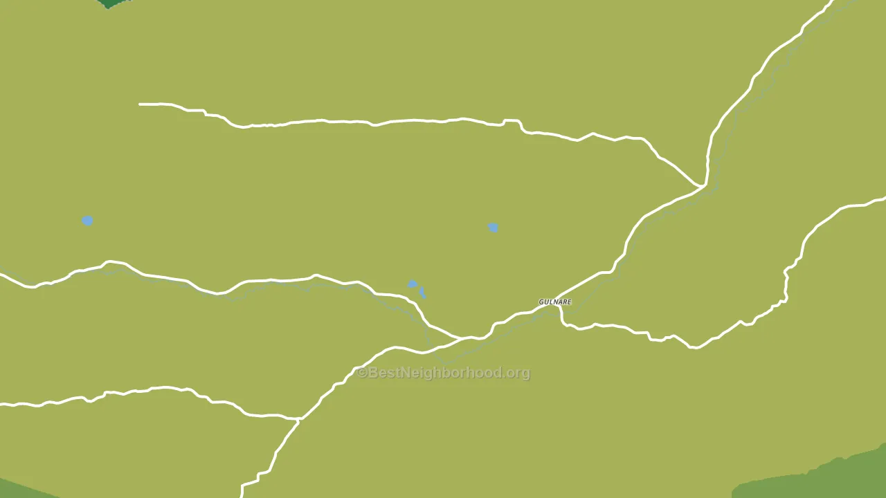 Gulnare, CO block-group voter-turnout map