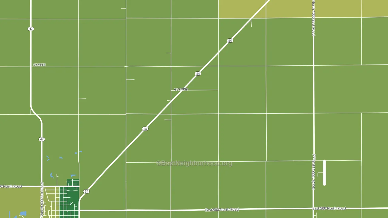 Guthrie, IL block-group voter-turnout map