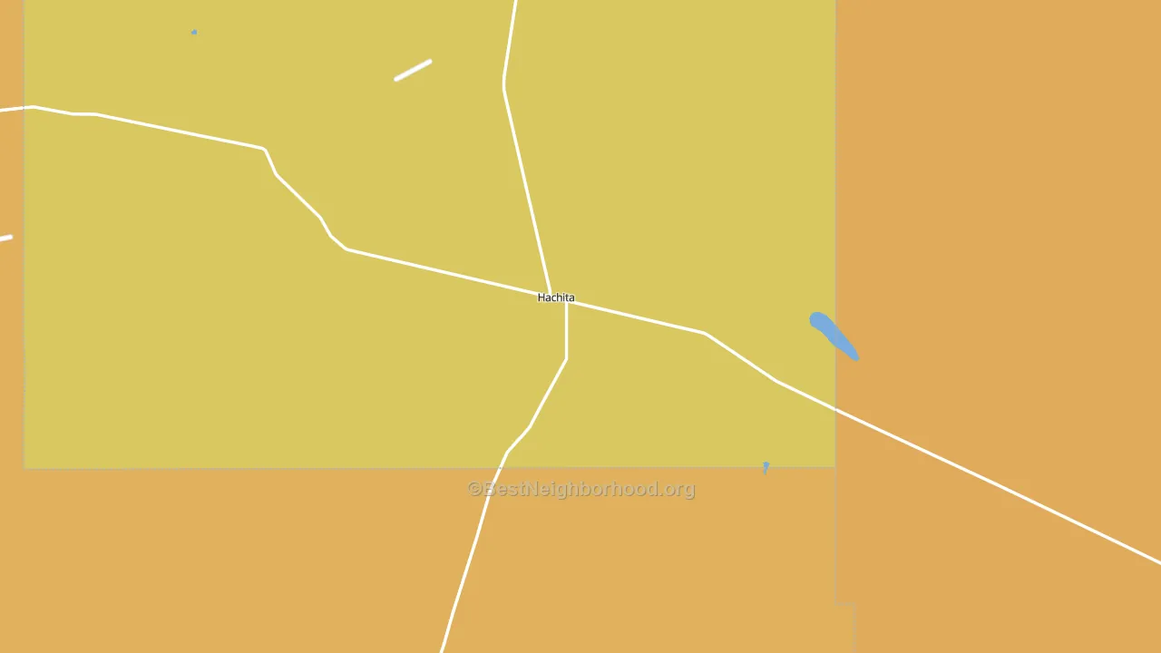 Hachita, NM block-group voter-turnout map