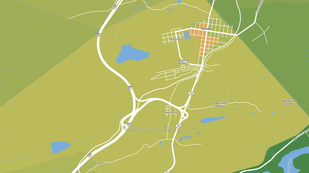 Haddock, PA block-group voter-turnout map