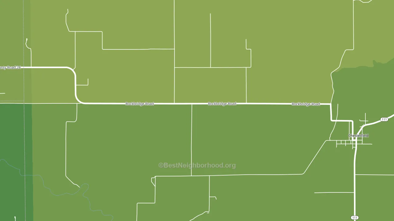 Hagaman, IL block-group voter-turnout map