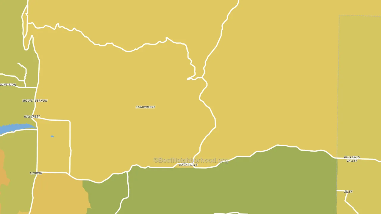 Hagarville, AR block-group voter-turnout map