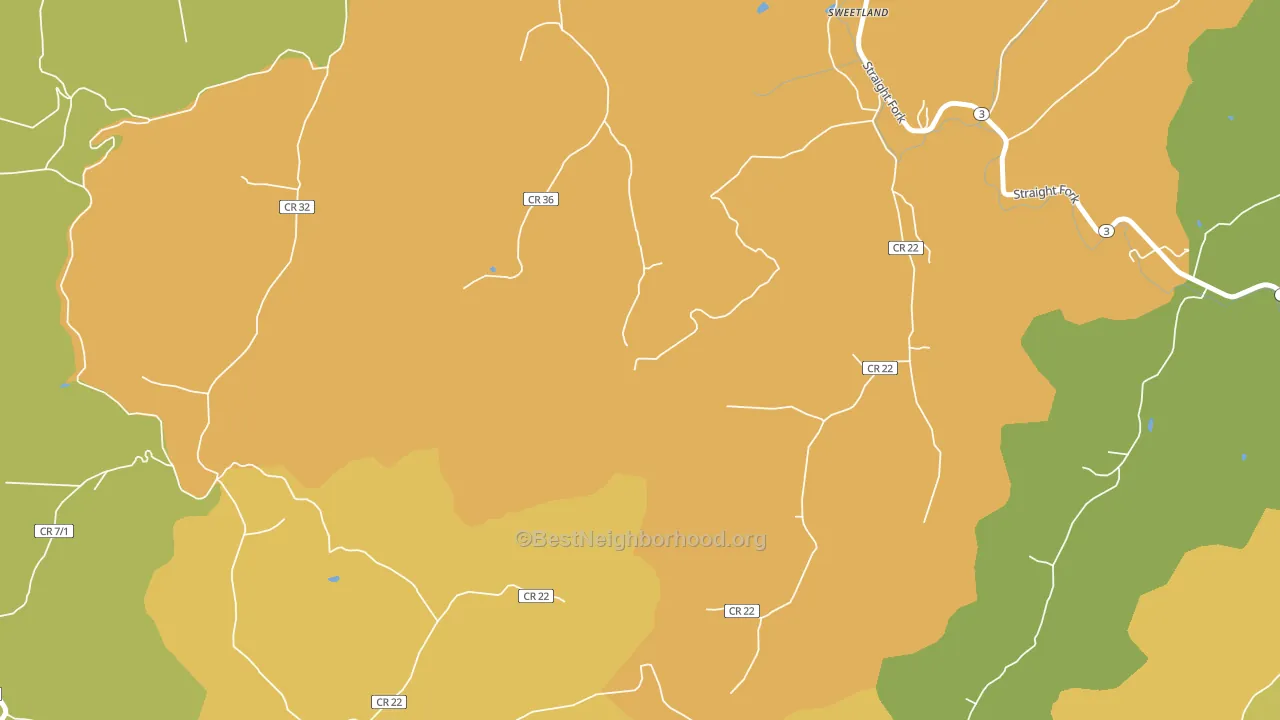 Hager, WV block-group voter-turnout map