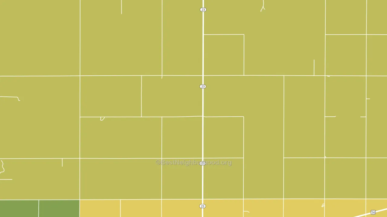 Haggard, KS block-group voter-turnout map