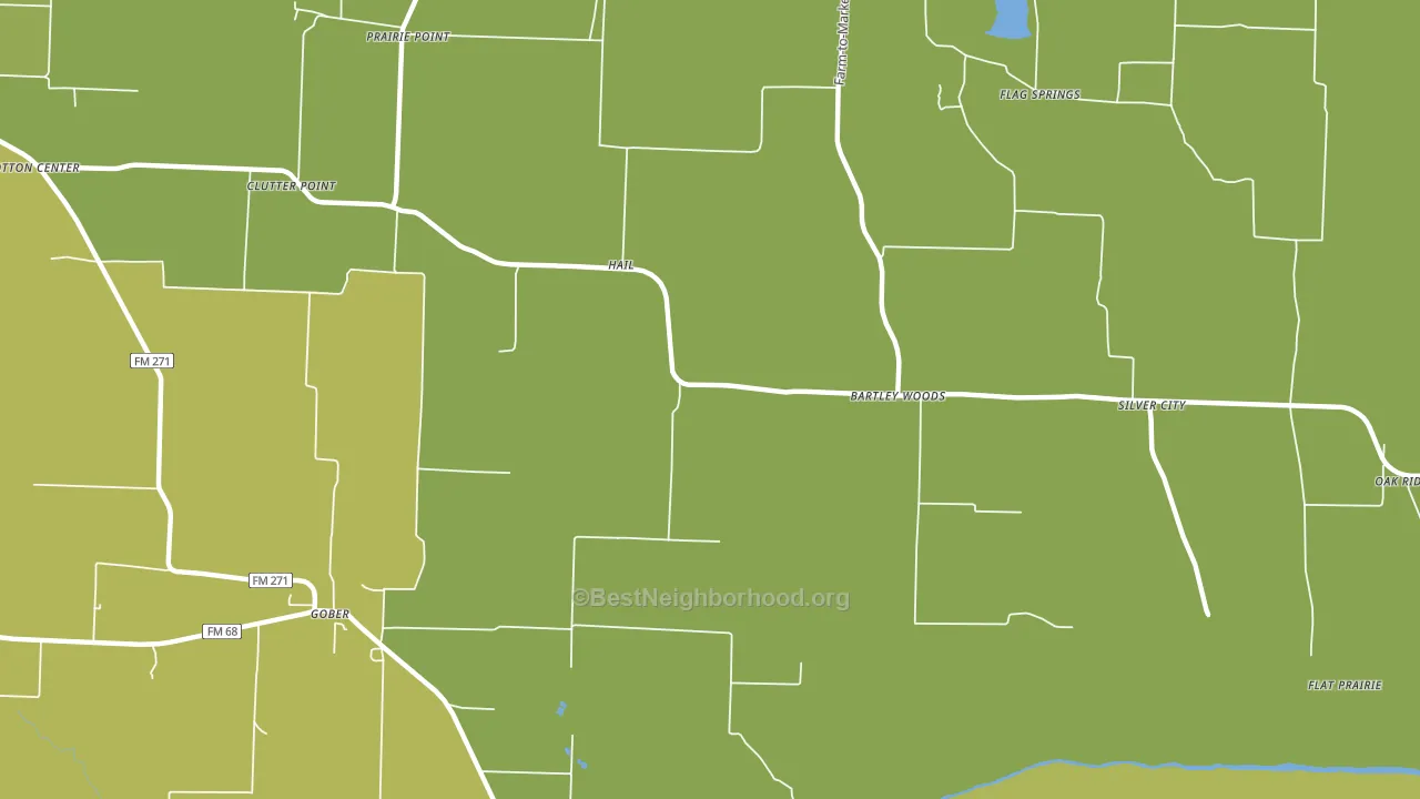 Hail, TX block-group voter-turnout map