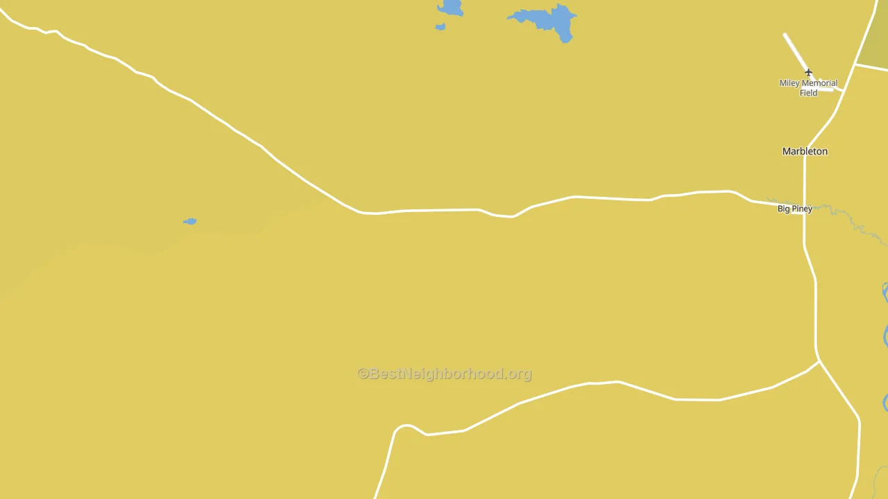 Halfway, WY block-group voter-turnout map