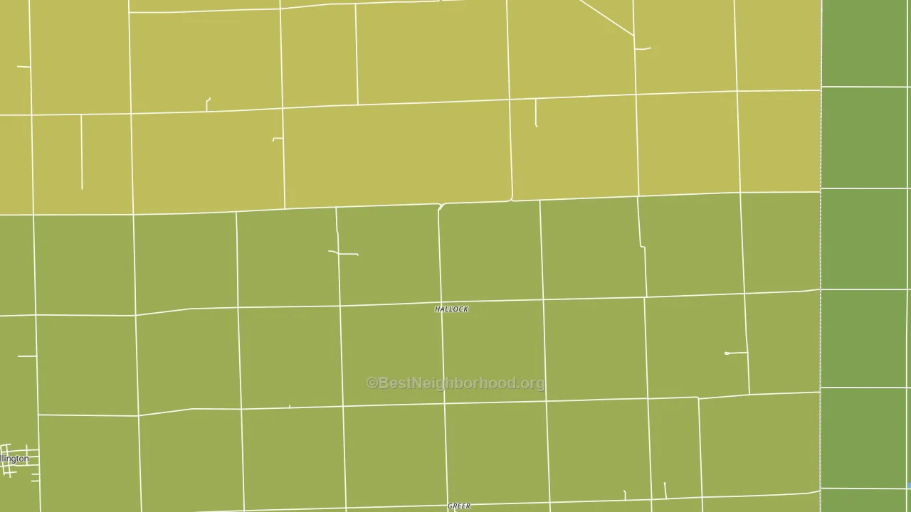 Hallock, IL block-group voter-turnout map