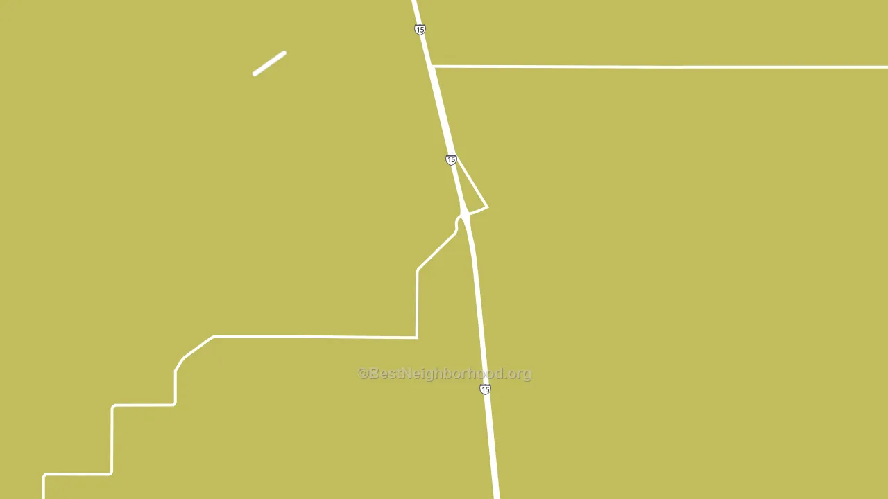 Hamer, ID block-group voter-turnout map