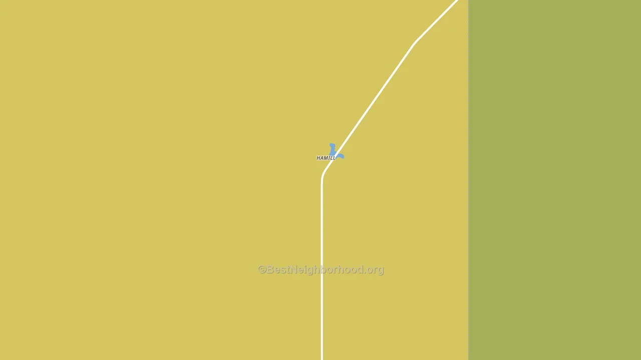 Hamill, SD block-group voter-turnout map