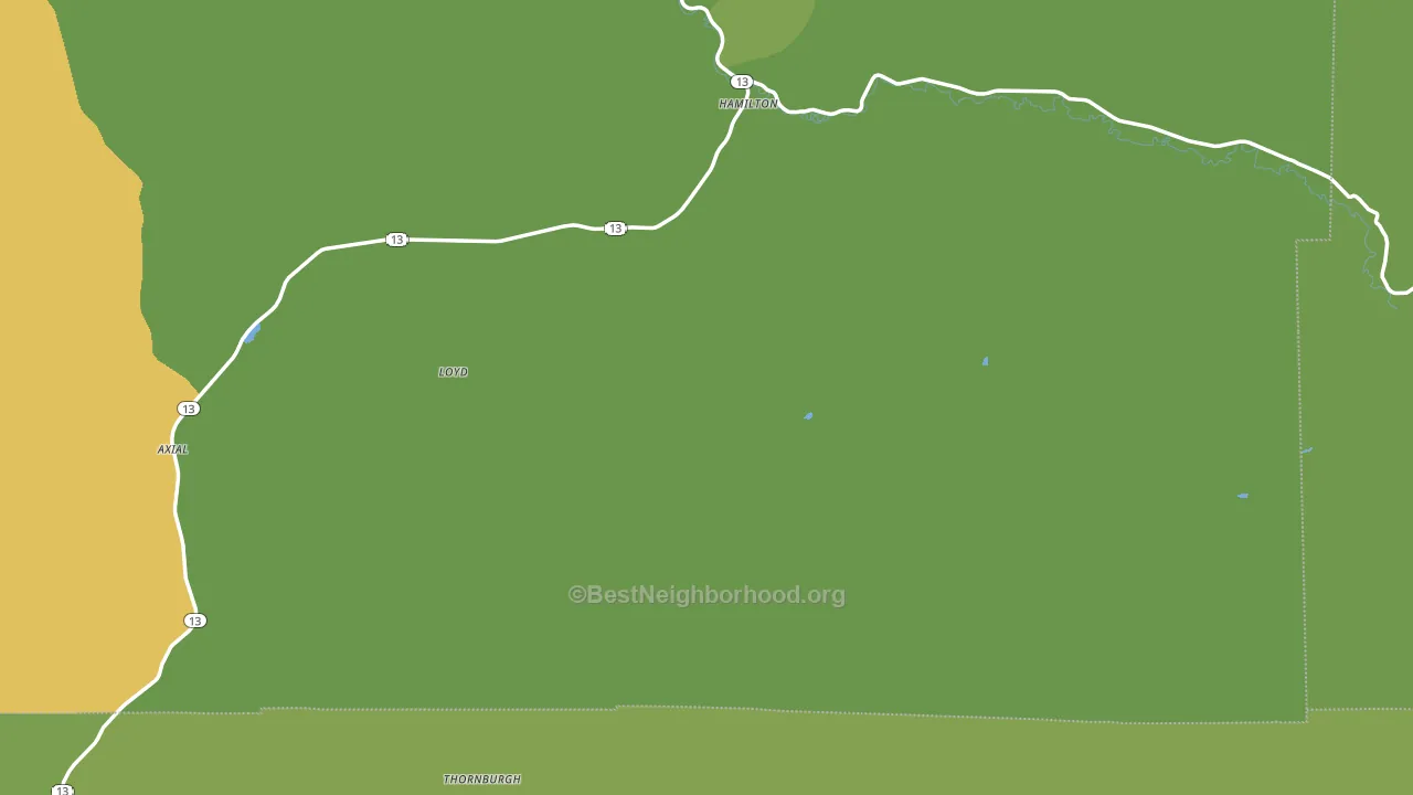 Hamilton, CO block-group voter-turnout map