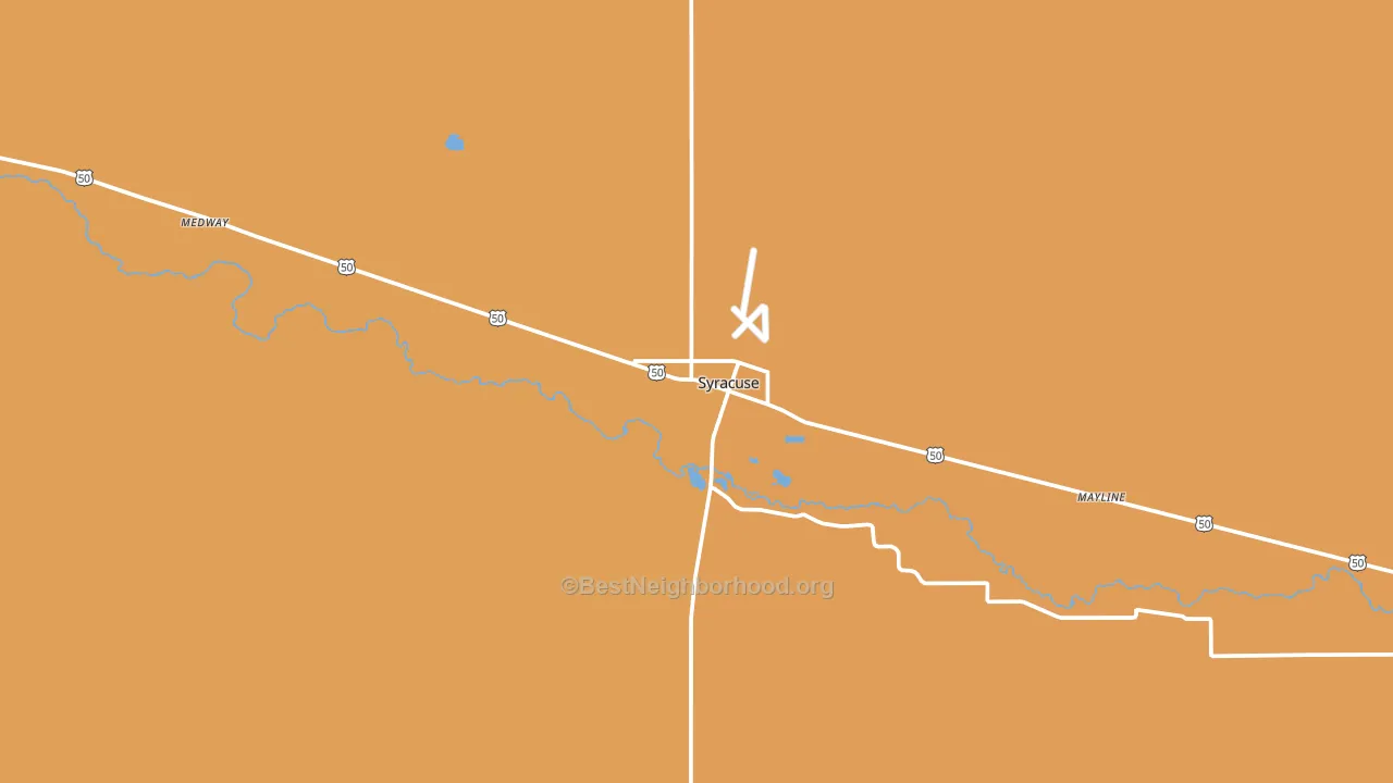 Hamilton County, KS block-group voter-turnout map