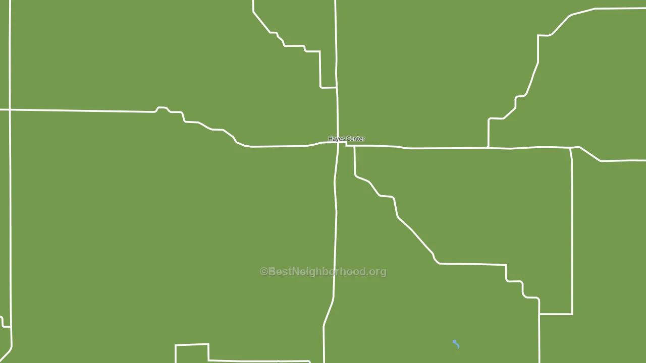 Hamlet, NE block-group voter-turnout map