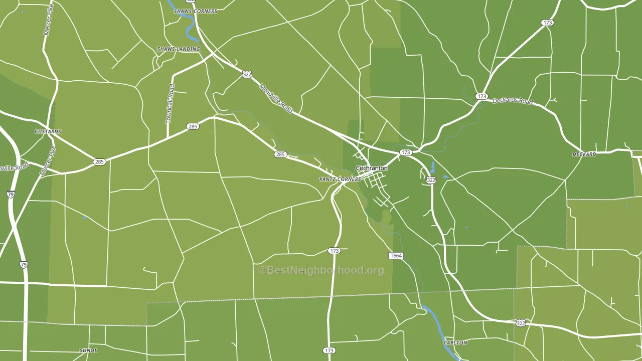 Hannasville, PA block-group voter-turnout map