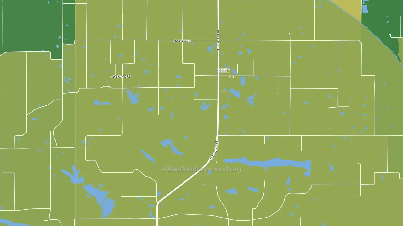 Harco, IL block-group voter-turnout map