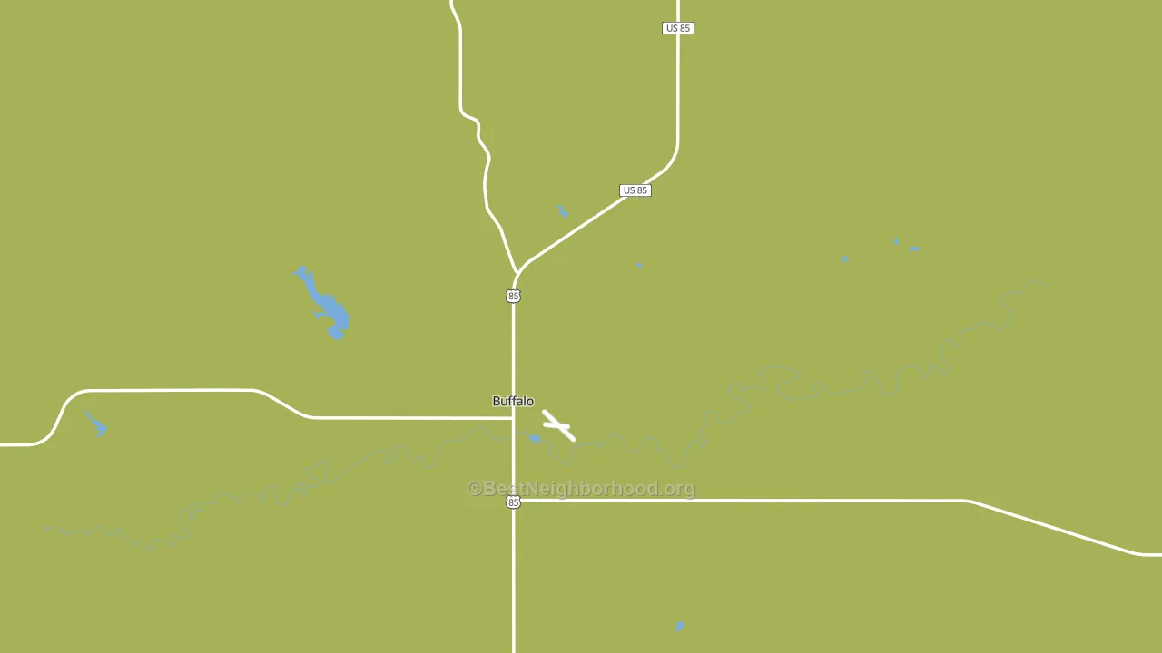 Harding County, SD block-group voter-turnout map