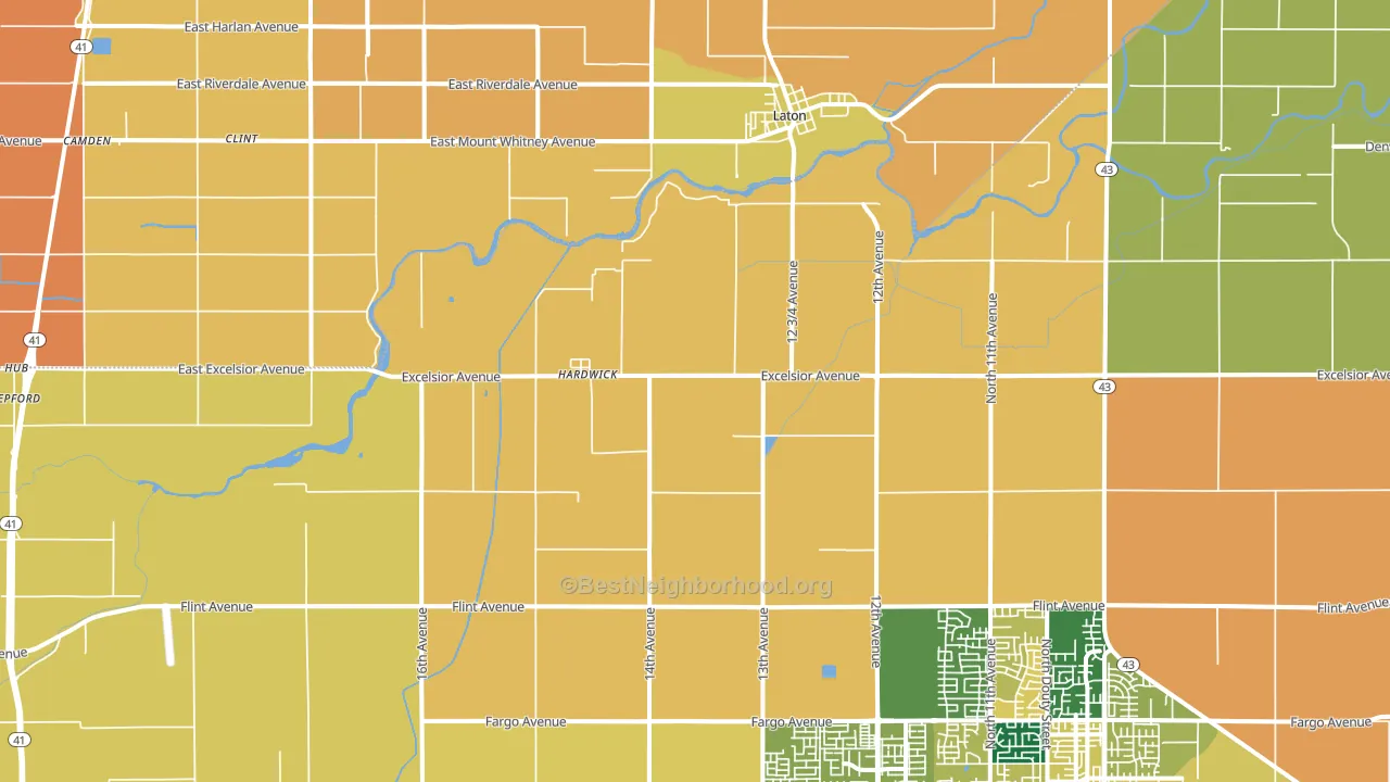 Hardwick, CA block-group voter-turnout map