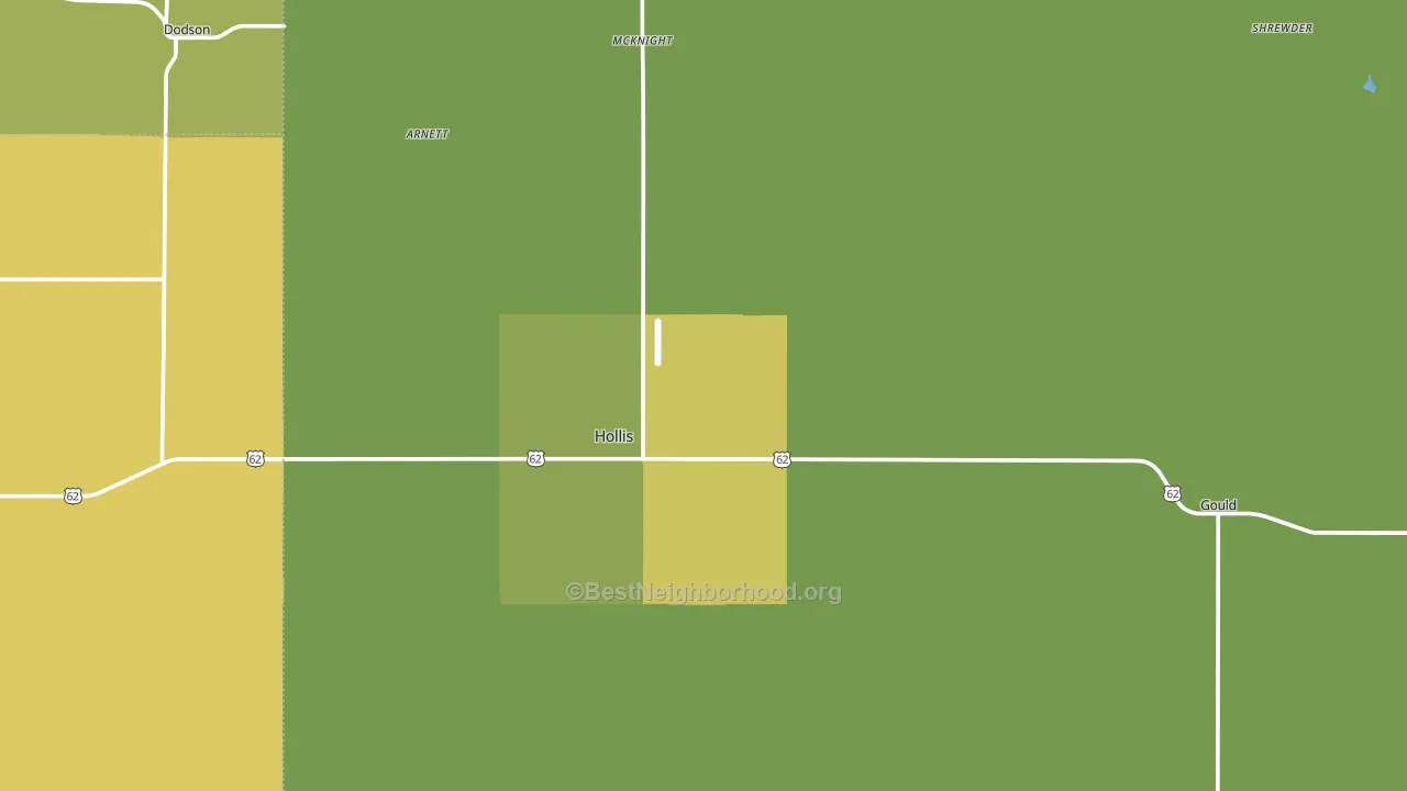 Harmon County, OK block-group voter-turnout map