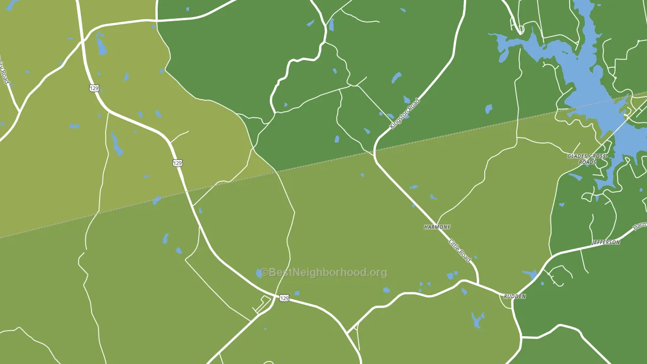 Harmony, GA block-group voter-turnout map
