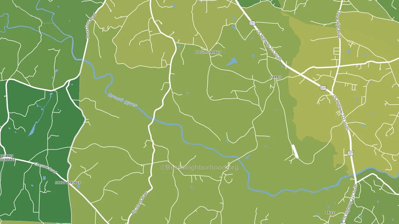 Harris, NC block-group voter-turnout map