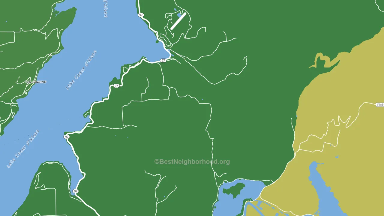 Harrison, ID block-group voter-turnout map