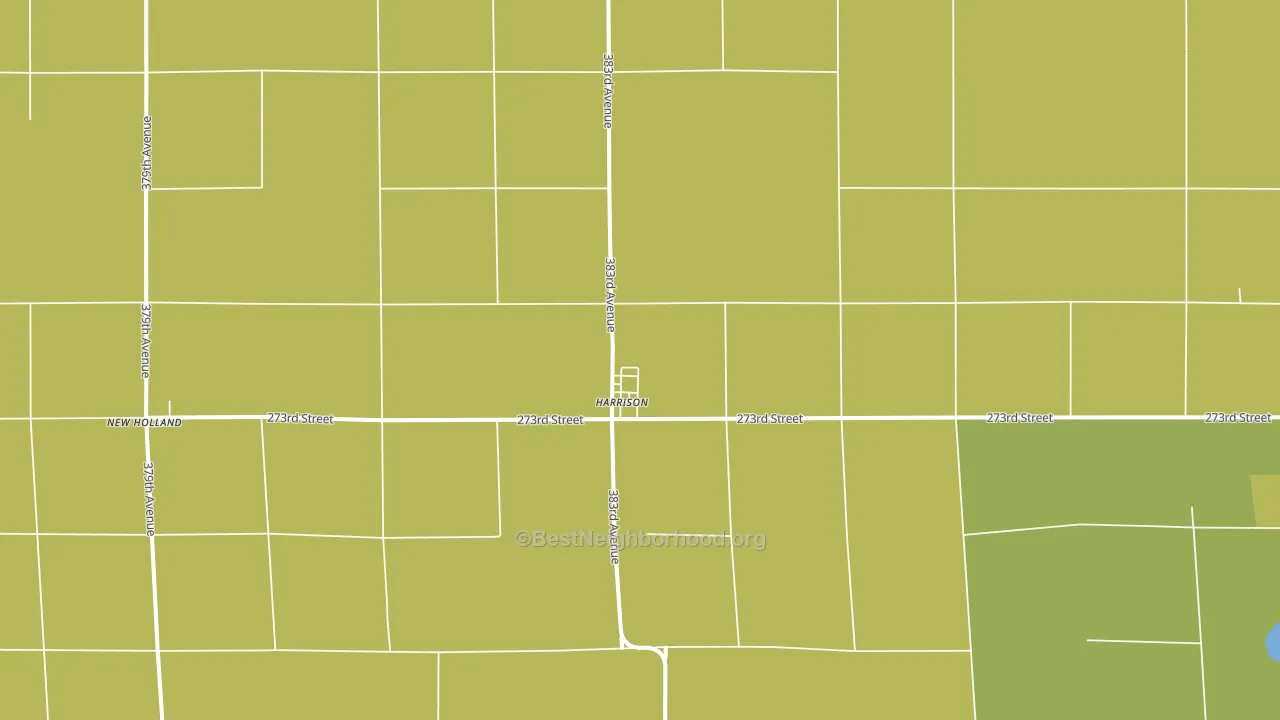 Harrison, SD block-group voter-turnout map